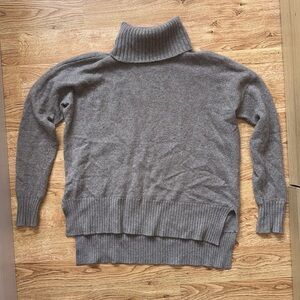 Saks Fifth Avenue Brown Cozy Turtleneck Sweater